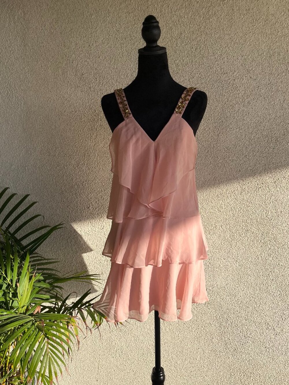 Pink Elegant Sequenced Dress NEED REPAIRES